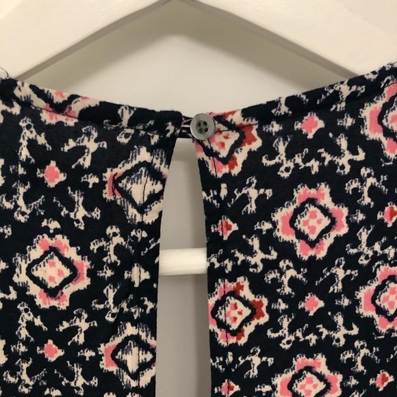 Hollister Navy & Pink Geometric Dress - Picture 6 of 8